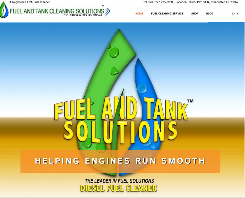 Fuel additive for cleaning running engines.